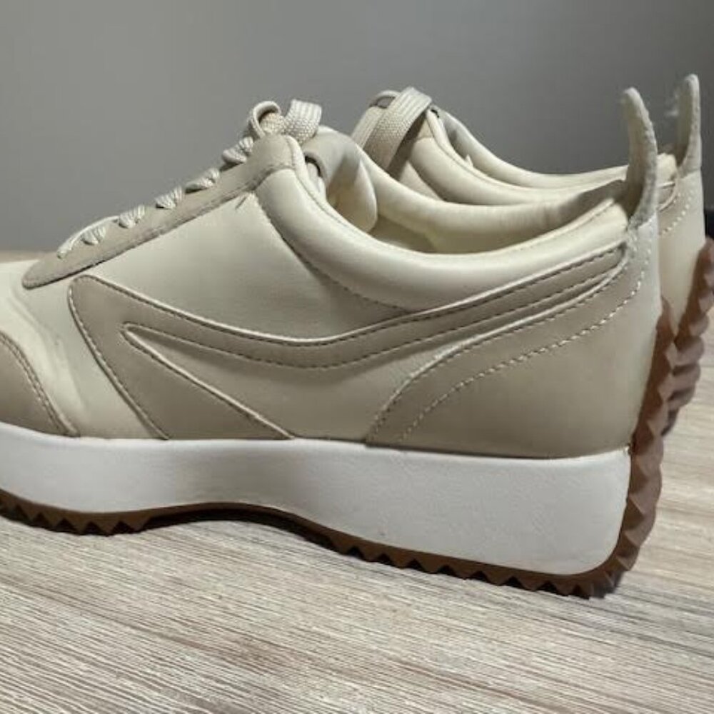 Dolce Vita Tan and White Sneakers